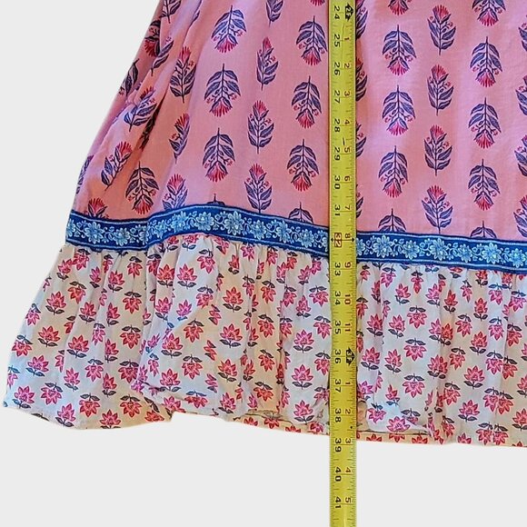 Old Navy Plus Size Peasant Babydoll Swing Dress with Puff Sleeves and Pockets - Picture 8 of 13